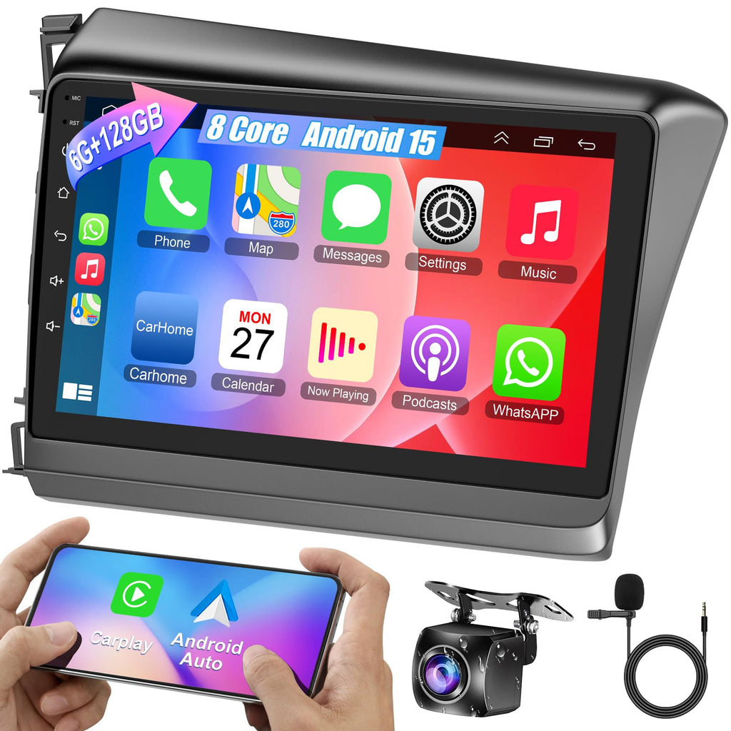 8 Core 6GB+128GB Car Radio for Toyota Camry 2015 2016 2017
