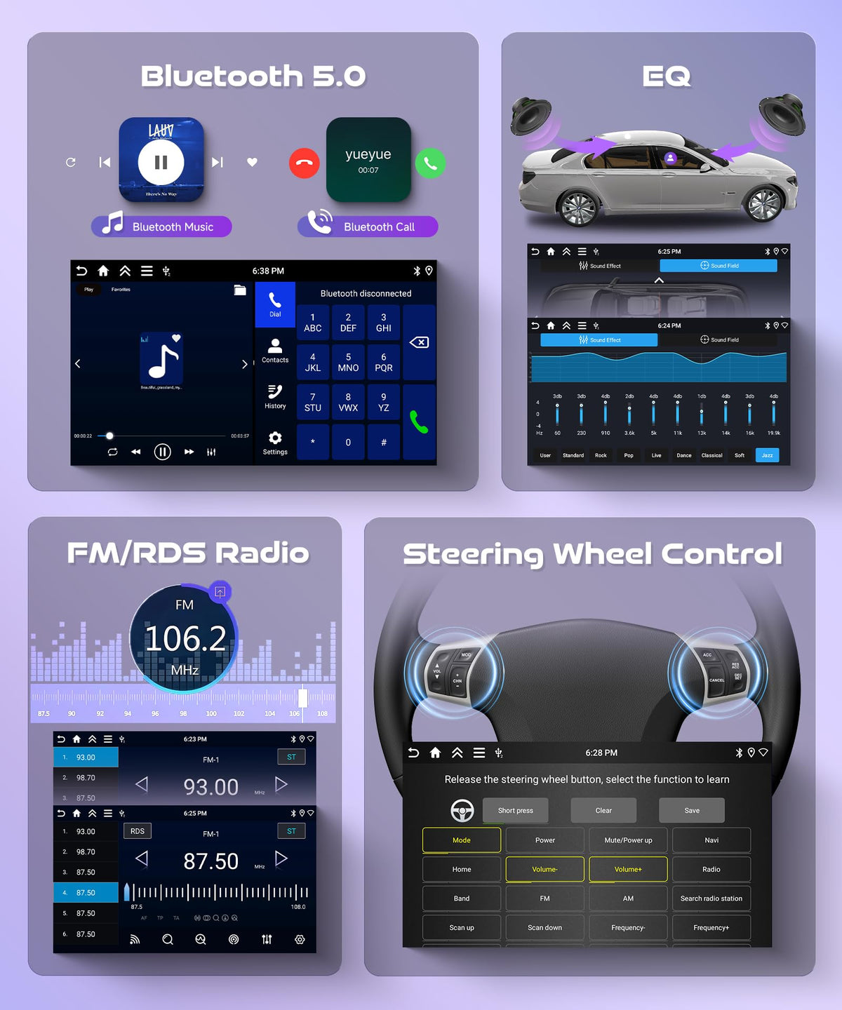 Rimoody 4G+128G Android Car stereo for Ford Explorer Radio 2005-2010