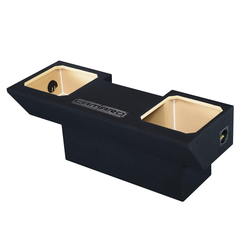 Dual Sub Box Compatible with Chevy Camaro 1982-1992 Subwoofer Enclosure Speaker Box car Audio Ground Shaker Stereo Enclosure Ground-Shaker (RED, 10")