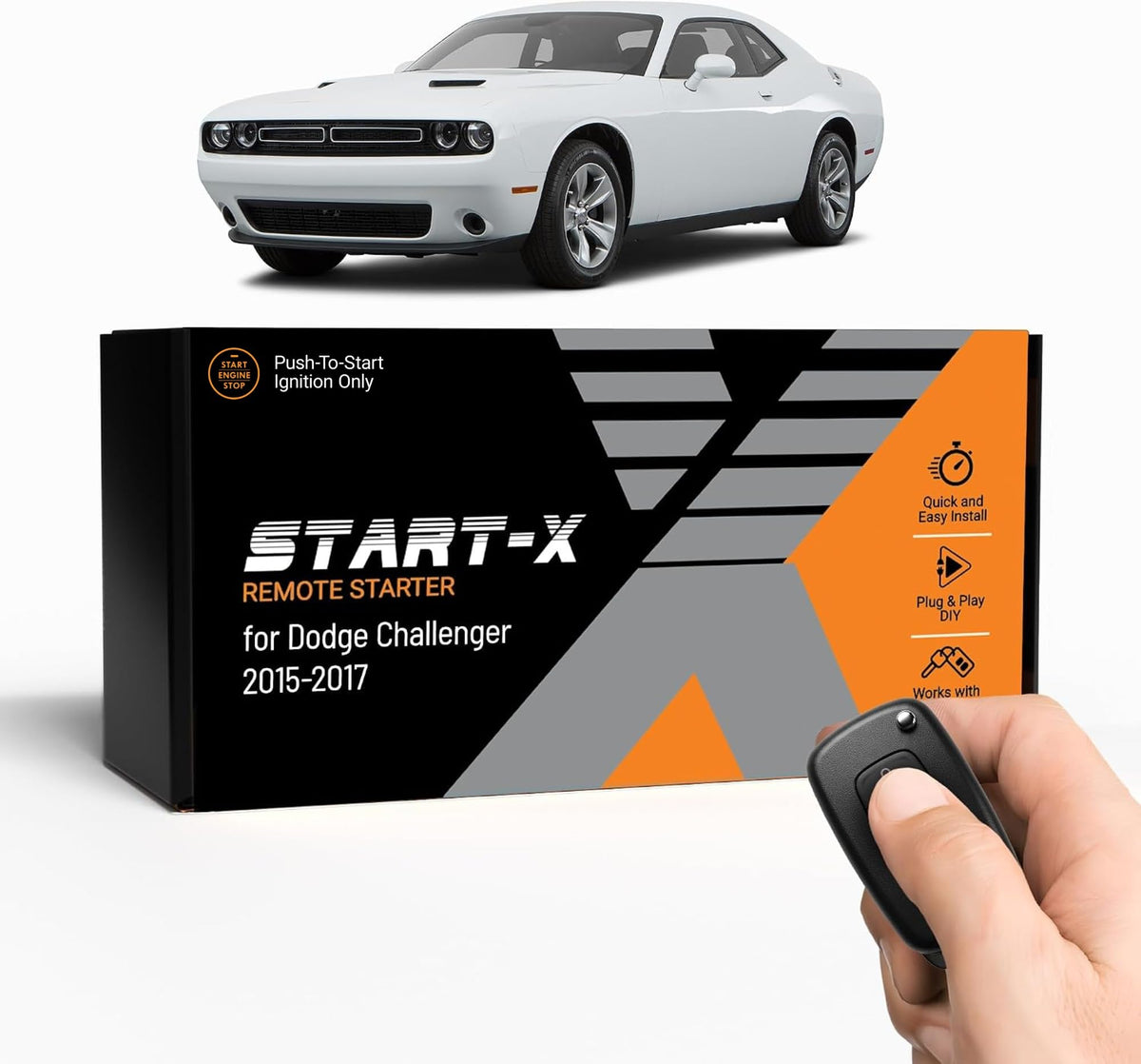 Start-X Car Remote Starter Kit for Dodge Challenger (2015, 2016, 2017)