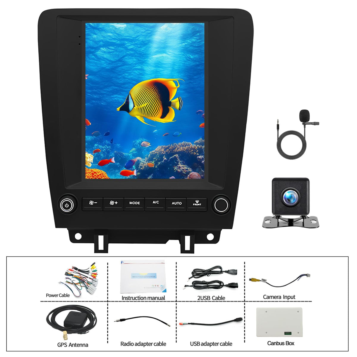4+64G 9.7" Car Radio for Ford Mustang 2010 2011 2012 2013 2014
