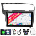8CORE 4+32GB Android 14 Car Radio Stereo for VW Golf 7 MK7 2013-2018, 10.1 Inch Touch Screen Head Unit Dash Kit with Apple CarPlay Android Auto, GPS Navigation Bluetooth SWC WiFi 5G DSP