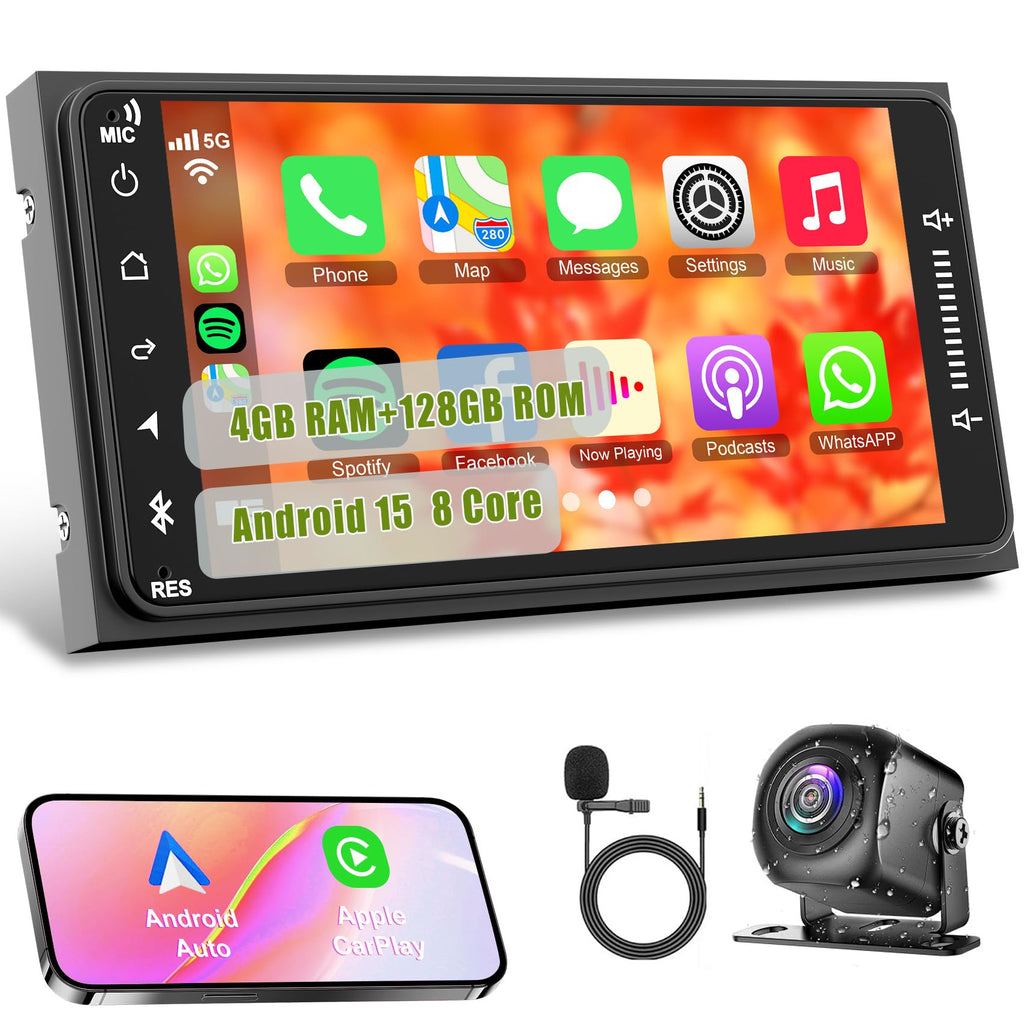 Android 15 + 128GB Car Radio Stereo for Honda CRV 2012-2016