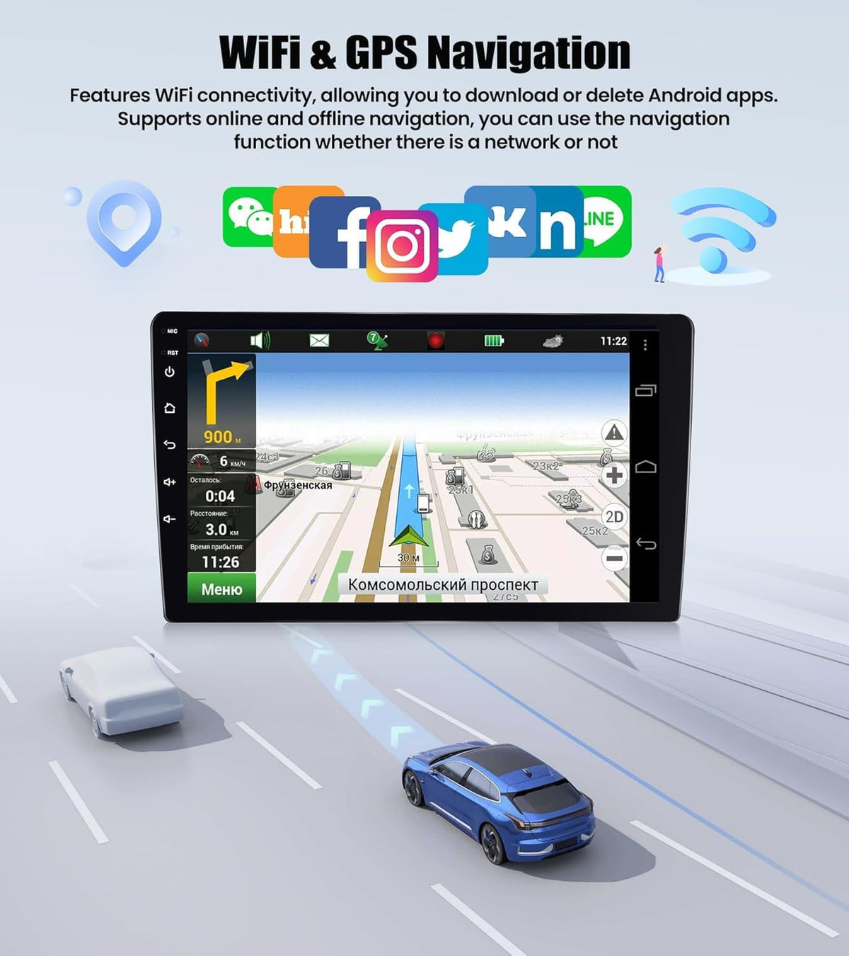8 Core 6G+128G Android Car Stereo Radio for Hyundai Elantra 2011 2012 2013