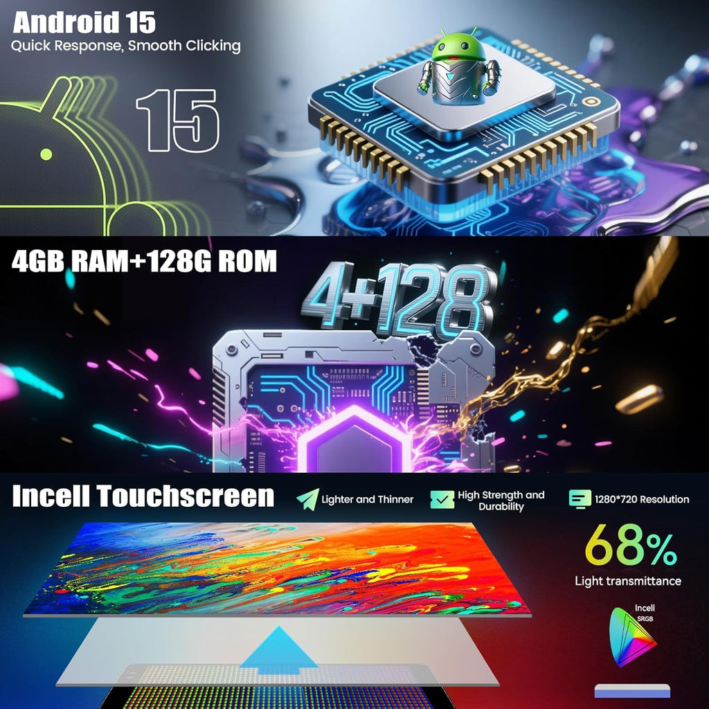 4G+128G Car Radio Stereo for Honda Accord 2013 2014 2015 (with Knob on OEM Screen) with Wireless CarPlay Android Auto/Android 15/10 inch 1280 * 720 in-Cell Touch Screen/GPS/Bluetooth/Backup Camera