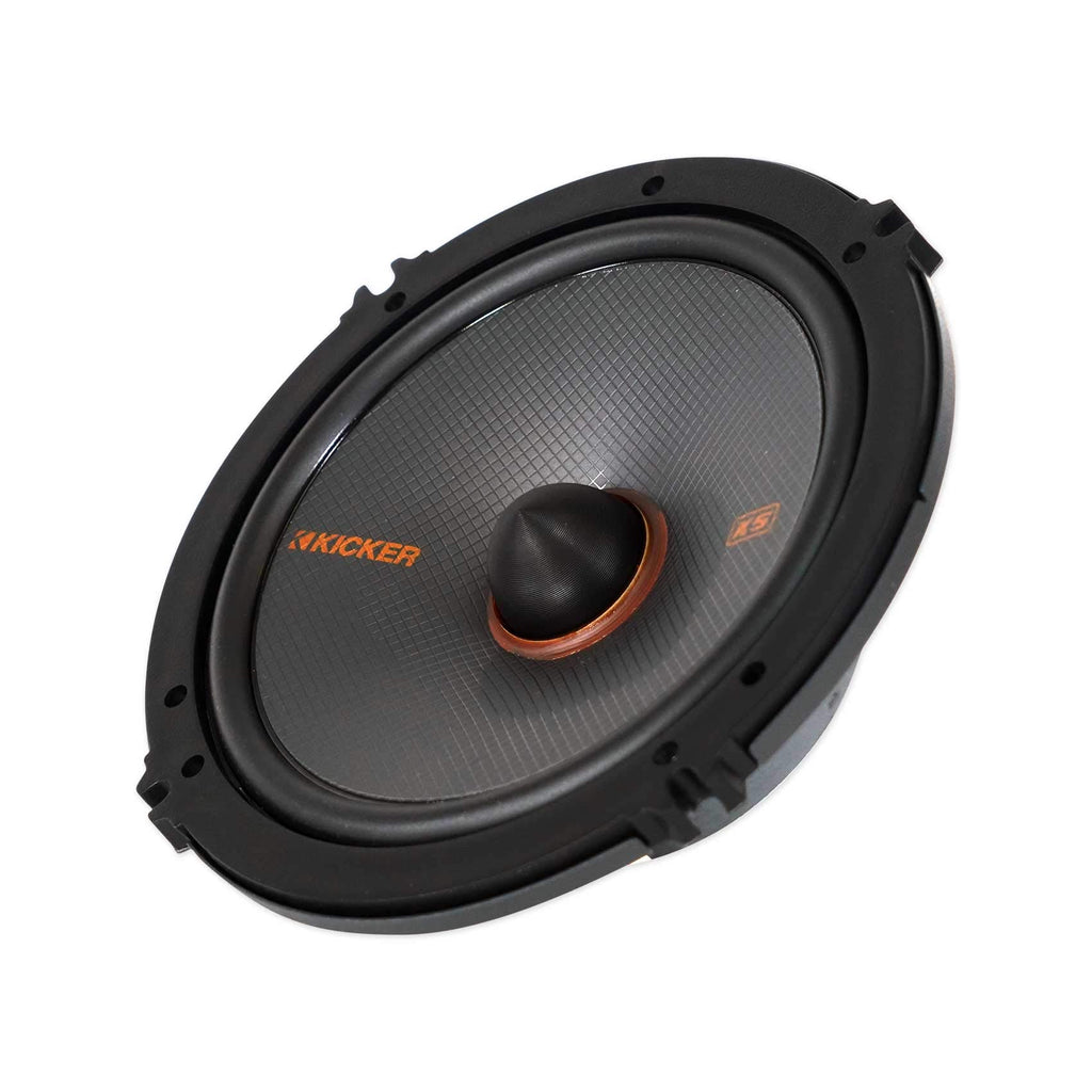 Audiosavings Bundle: (1) Pair Kicker 51KSC6504 6.5" 100 Watt RMS Car Audio Speakers KSC6504 KSC650 Bundle with (1) Pair Kicker 51KSS6504 6.5" Car Audio Component Speakers (Items 4)