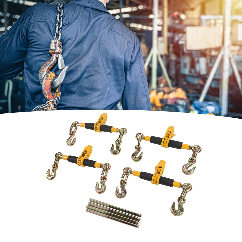 12,000lbs Ratchet Load with Detachable Handle, Anti Slip, Proof, 360° Rotation for Transportation, (3/8-1/2)