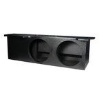 Atrend A704-12 Dual Sealed 12″ Subwoofer Enclosure – Rear-Firing, Custom Fit for 2007–2018 Jeep Wrangler JK 2-Door, Spray-On Bedliner Finish, Trail-Ready 1.6 cu ft