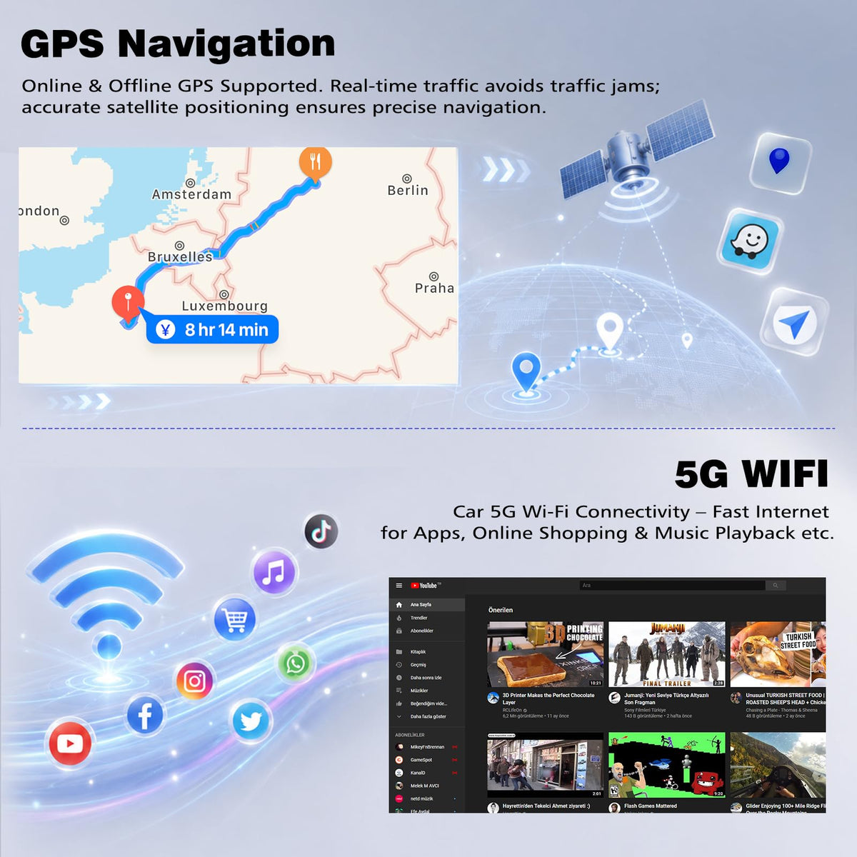 4+64G Android Car Stereo Radio for Chevy Malibu 2009-2014