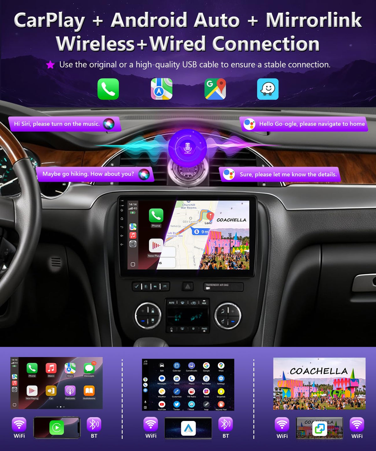 8Core 4G+64G Radio for Chevrolet Silverado Tahoe 2007 to 2014