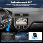 CAMECHO 4G 128G Car Stereo Radio for Ford Focus 2005 2006 2007 with Wireless CarPlay Android Auto 9 inch in-Cell 1280 * 720 Touchscreen GPS WiFi Bluetooth FM Backup Camera Head Unit