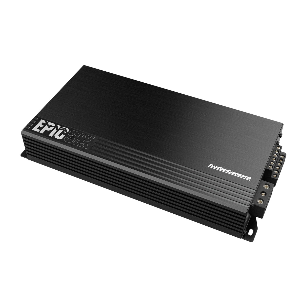 AudioControl EPICSIX 6-Channel 1200W RMS Digital Class D Full-Range Car Audio Amplifier, Compact High-Power, High/Low Pass Crossover, RCA Line Level Inputs for Aftermarket Radios, Smart Protection