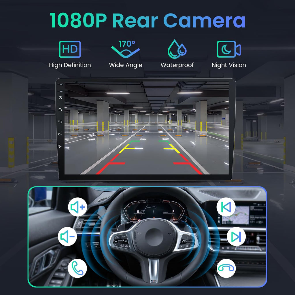 8Core 4+64G Car Radio for Subaru Forester 2014 2015 Subaru WRX Impreza 2012-2014- Android Car Stereo with Wireless Carplay, 9 Inch 1280 * 800 IPS Touchscreen Car Radio GPS WiFi Backup Camrea