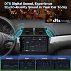 XTRONS Car Stereo for BMW E46 M3 Rover 75 MG ZT, Android 14 Qualcomm 665 Octa Core Car Radio, 9” QLED Touch Screen Head Unit GPS Navigation Bluetooth Built in DSP CarPlay Android Auto (8+256GB)