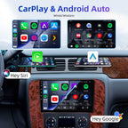 8Core 32ROM QLED Screen for GMC Yukon Sierra 2007-2013 Chevy Tahoe Suburban Silverado Radio: 9" HD IPS Touchscreen Android 15 Upgrade Carplay Android Auto GPS 5G WiFi Backup Camera FM SWC