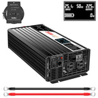 Xijia 3000W Pure Sine Wave Inverter 48V DC to 120V AC Converter for Home, RV, Truck, Off-Grid Solar Power 110V with Smart Bluetooth App Remote Control,Surge 6000W