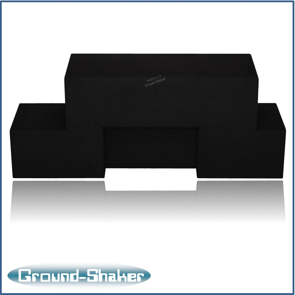 Dual Sub Box Compatible with Chevy Camaro 1982-1992 Subwoofer Enclosure Speaker Box car Audio Ground Shaker Stereo Enclosure Ground-Shaker (RED, 10")