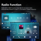 8Core 4G+64G Android 14 Car Stereo Radio for Porsche Cayman 911 Boxster 981 718 918 997 Turbo GT2 3 Carrera 2011-2020 Carplay GPS Navigation WiFi 4G Multimedia Player (with Fiber Optic Box)