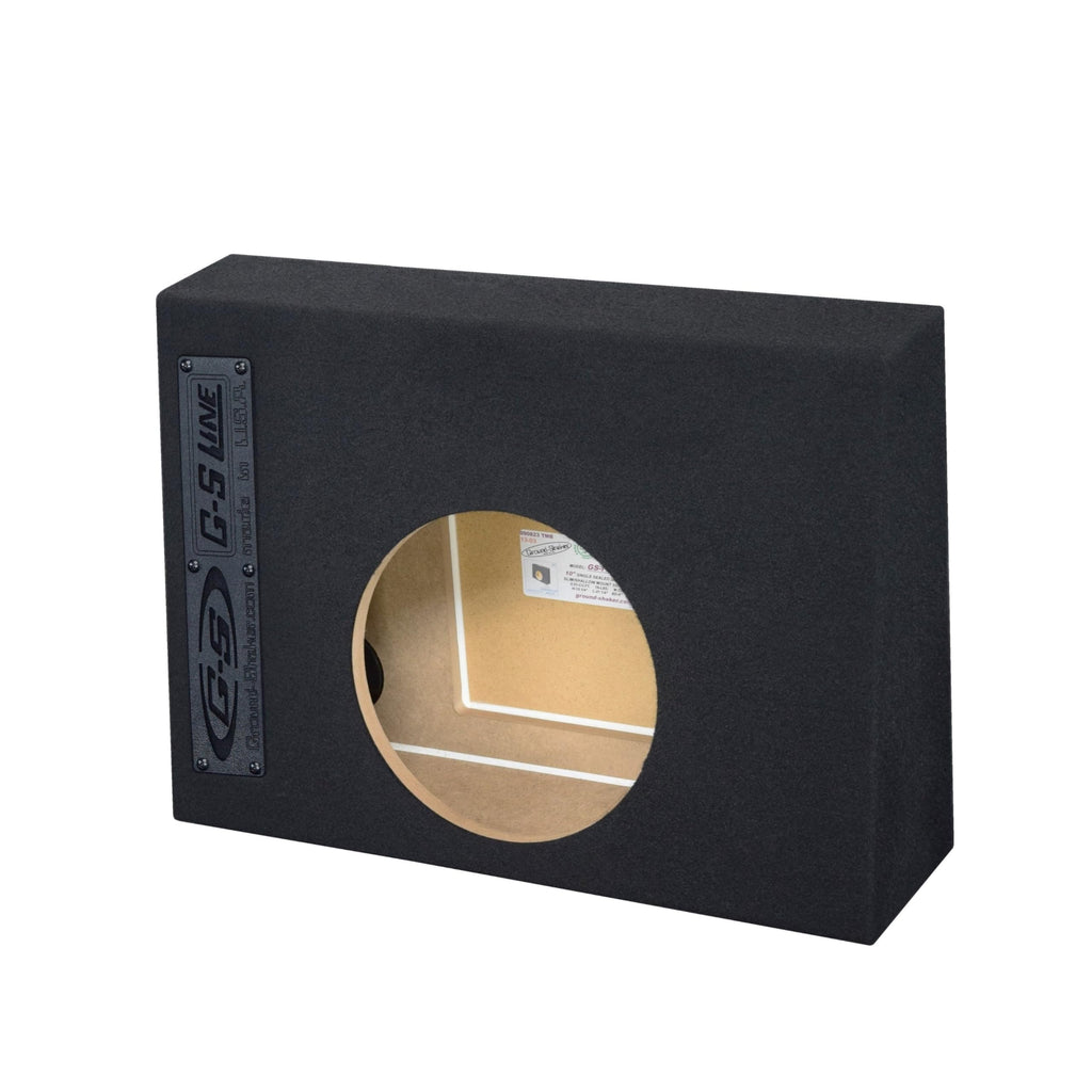 Single Dual Triple Sealed Shallow Mount Sub Box Slim Speaker Box Subwoofer Enclosure (Triple, 12" L7T)