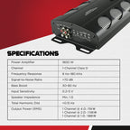 Audiopipe 1800w Mono Class D Amp