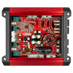 DS18 SXE-2000.4D/RD 4-Channel Car Amplifier Class D Full Range 4X 150 Watts RMS @ 4-ohm - Powerful and Compact Amp for Speakers in Car Audio System - Bridgeable Amp 4 Channels 2000 Watts Max Power