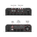 Taramps Bass 1200 2 Ohms Monoblock Amplifier 1200 Watts Rms 1 Channel 14.4VDC Out Power Full Range Great for Sub/Bass RCA Input Smart Cooler Car Audio
