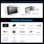A5L 7inch Android Double DIN Car Stereo with OBD2 Scanner, Wireless CarPlay & Android Auto, 24 Band EQ, DSP, WiFi/BT/USB Tethering, 2G+32G Touchscreen Radio, AI Chat, HDMI Out, GPS/FM/AM