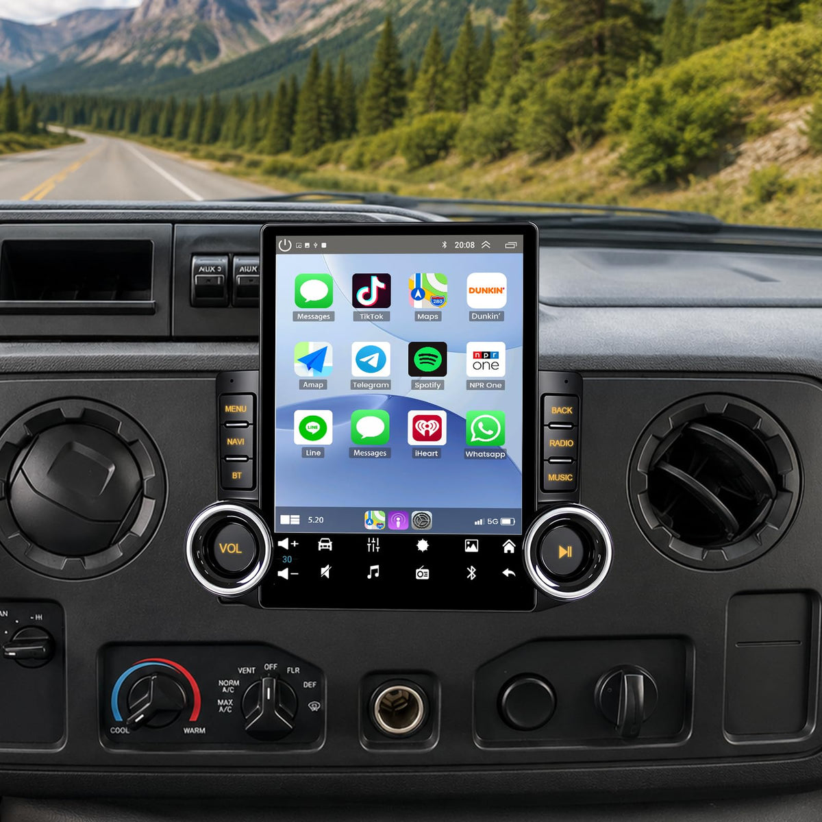 Android 15 Car Radio for Ford E-250 E-150 E-350 2009 2010 2011 2012-2014
