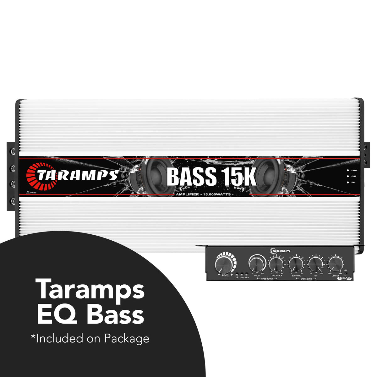Taramps BASS 15K 1 Ohm 15000W RMS Monoblock Car Subwoofer Amplifier