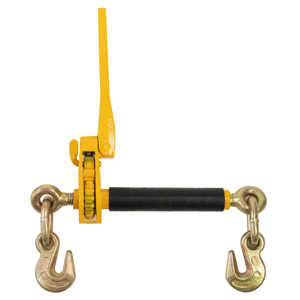 US Cargo Control Peerless QuikBinder Plus Ratchet Load Binders for 5/16 Inch - 3/8 Inch Grade 70 or 80 Chain - 7,100 LBS Working Load Limit, (4-Pack) Chain Binders, Folding Handle to Easily Tighten