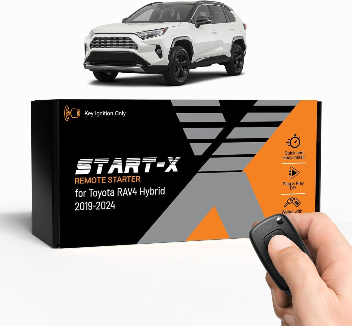 Start-X Car Remote Starter Kit for Toyota RAV4 Hybrid (2019-2024)