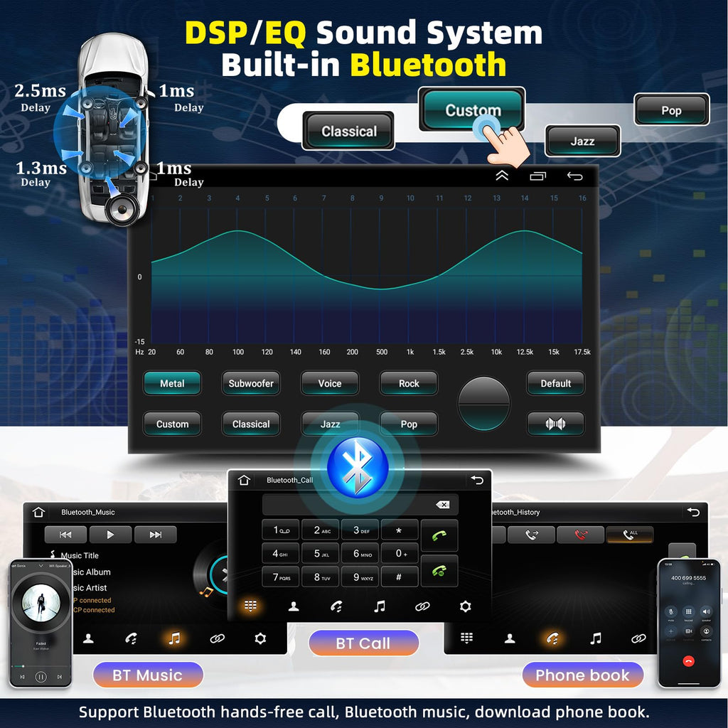 10.1'' Car Radio for GMC Terrain 2010-2017 with Carplay Android Auto