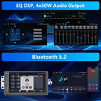 Plug&Play Car Stereo for Chevrolet Silverado 1500/2500/3500 Suburban Tahoe 2003-2006 /Sierra Impala Yukon Avalanche 2003-2006,7" IPS Touchscreen with CarplayAndroid Auto 30-EQ/Subwoofer Output