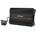 PRV Audio 2200 Watts Monoblock Class D Subwoofer Amplifier RS2200 BASS 1 Ohm – 12 Volts Car Amp, Built-in Crossover, Bass Boost, Smart Fans with Remote Sub Level Control Bass Knob Included