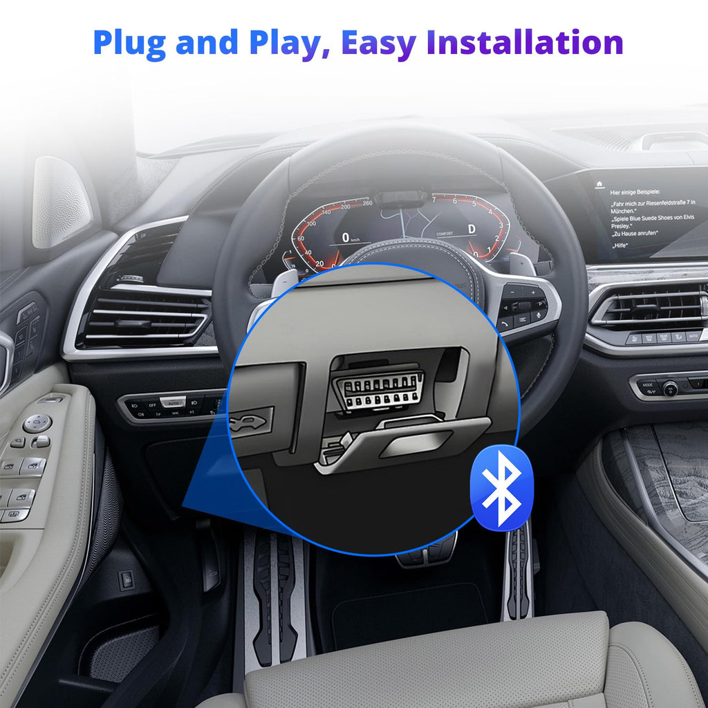 ATOTOZONE AC-4450 Bluetooth OBDII/OBD2 Car Diagnostic Scanner/Scan Tool,for A5LG209T-S12,9" Android Wireless Double Din Car Stereo with Carplay, Android Auto, Dash Cam，Backup Camera
