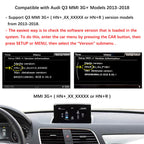 12.3" Wireless CarPlay Touchscreen for Audi Q3 MMI 3G+ 2013-2018