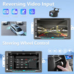 Plug&Play DVD/CD Car Radio for Chevy Silverado/Avalanche/Suburban/Tahoe/SSR 2003-2006,GMC Sierra/Savana/Yukon/Yukon XL 2003-2006, 7" Screen with CarPlayAndroid Auto, AM/FM/Subwoofer /30 EQ