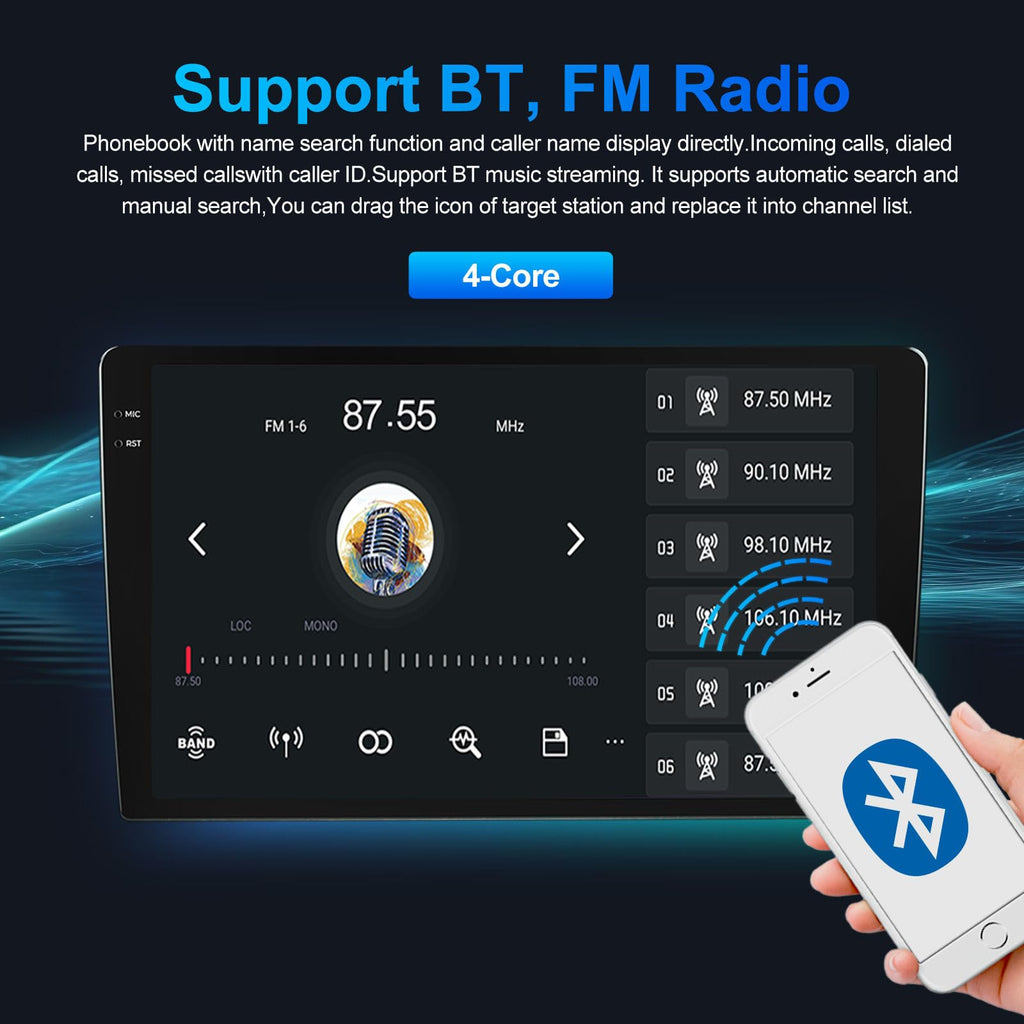 Android Car Radio Stereo for Renault Clio 4 2012-2018,4 Core 1+32G