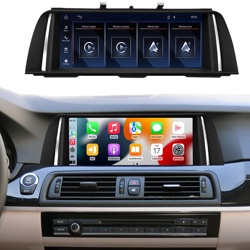10.25" Linux Screen for BMW 2012-2017 Years 5 Series F10 F11 NBT System, Support Wireless CarPlay Android Auto Multimedia 523i/535i Accessories Car Radio