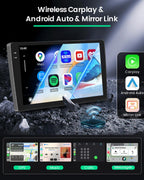 4+128G Radio for Jeep Grand Cherokee 2010-2013, 9" 1280 * 720 Touch Screen for Grand Cherokee Bluetooth Radio with Wireless CarPlay, 5GHz WiFi, Bluetooth 5.0, EQ, GPS Navigation, Backup Camera