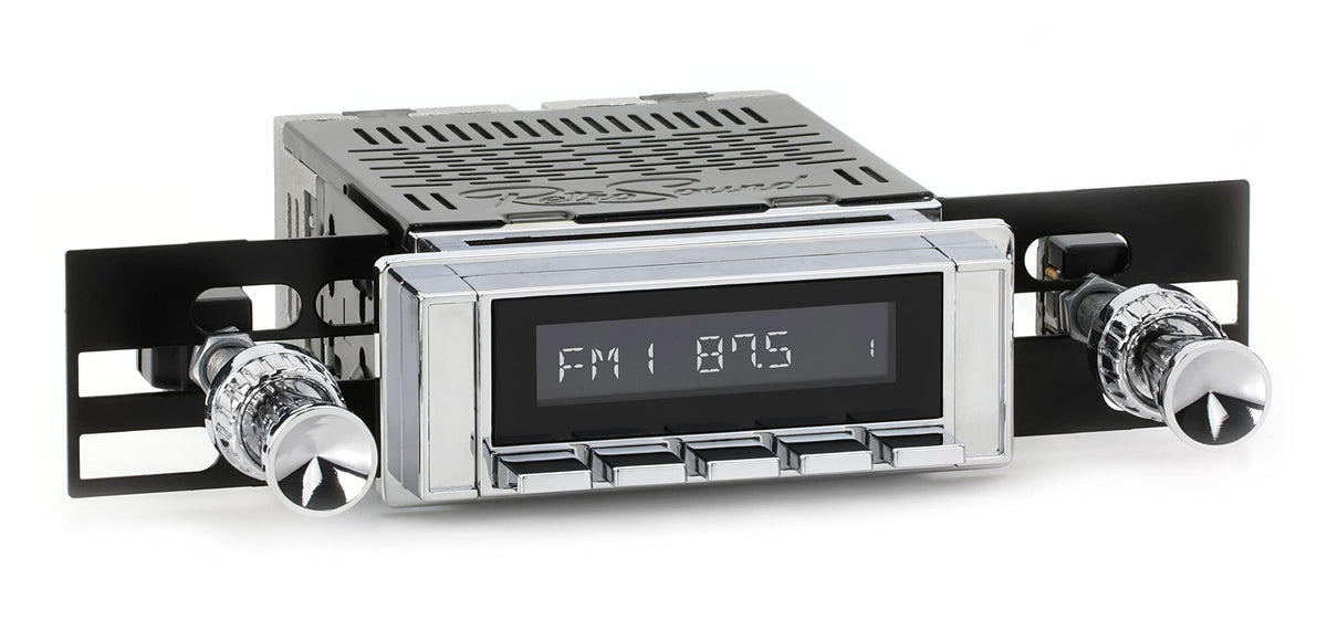 Motor 2 Radio with Chrome Face, Bezel, and Knobs Kit HC-M2-111-09-74