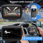 Android 14 Car Stereo Radio for Jeep Renegade 2015-2023, 9 inch QLED Touch Screen GPS Navigation Bluetooth Head Unit Built-in Car Auto Play Support 4G LTE WiFi SWC DSP 6+64GB