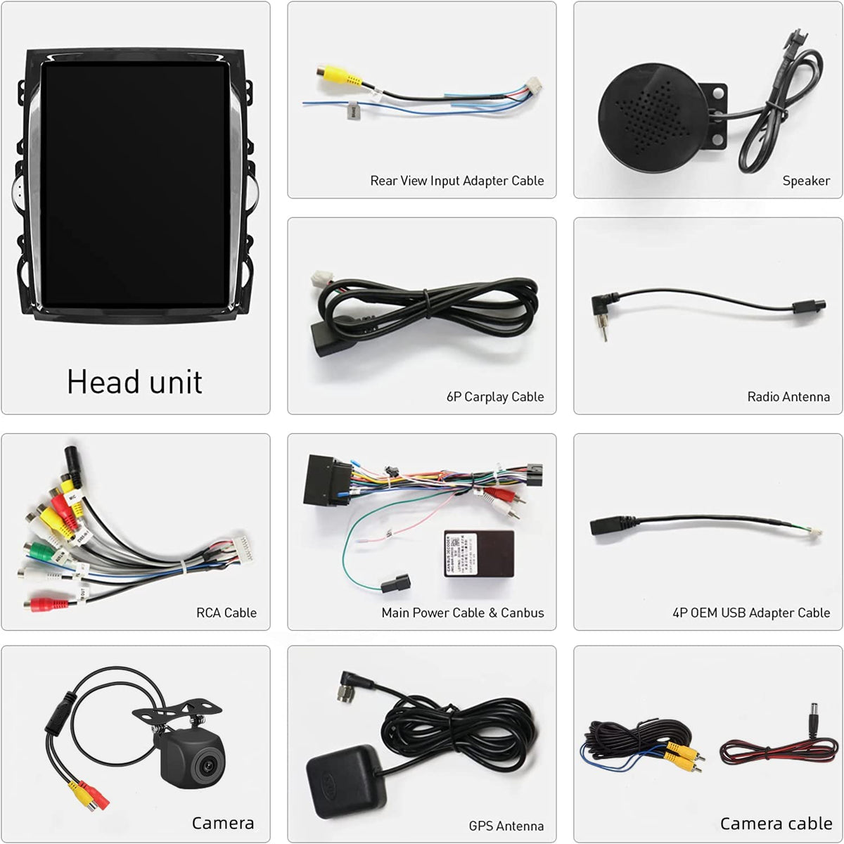 Android 12 Radio Stereo for Chevy Malibu （2013-2016） 12.1 inch IPS Screen Octa Core 4G+64G Head Unit Build-in Wireless Carplay/Android Auto/DSP/WiFi/GPS Free AHD Camera
