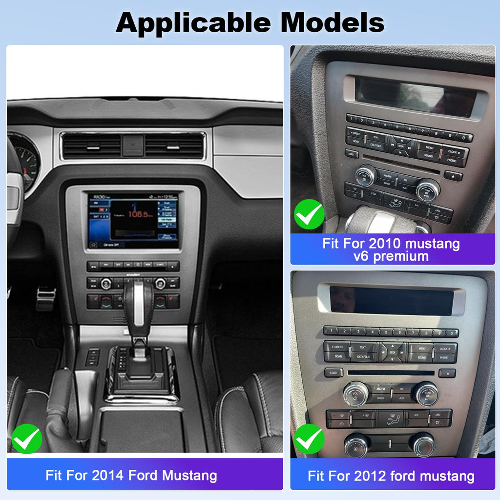 Android 13 9in Car Stereo for for Ford Mustang 2010 2011 2012 2013 2014