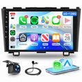 8 Core 6G+128G Android Car Radio for Honda CRV 2007-2011 with Wireless CarPlay Android Auto, 9” Touchscreen Car Stereo Mirror Link GPS WiFi Bluetooth FM RDS DSP EQ SWC Backup Camera