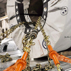 VULCAN Binder Chain - Load Binder - and D Ring Kit - Grade 70-3/8 Inch x 10 Foot