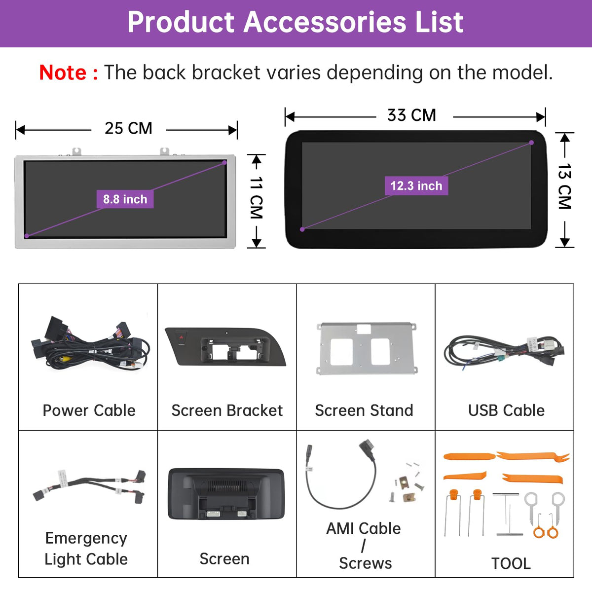 2026 12.3" CarPlay Android Auto Screen for Audi A4 A5 S4 S5