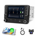 Wireless CarPlay Car Stereo for VW 7" Double Din Radio with Backup Camera