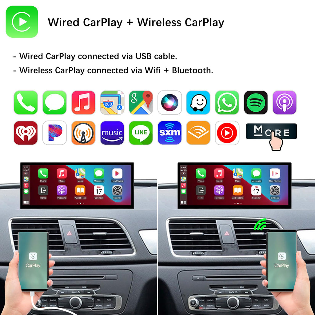 12.3" Wireless CarPlay Touchscreen for Audi Q3 MMI 3G+ 2013-2018