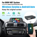 Wireless CarPlay/Android Auto Module for BMW NBT-System 1/2/3/4/5/6/7 Series X1/X3/X4/X5/X6 2012-2016 Support Mirrorlink and OEM Car Functions